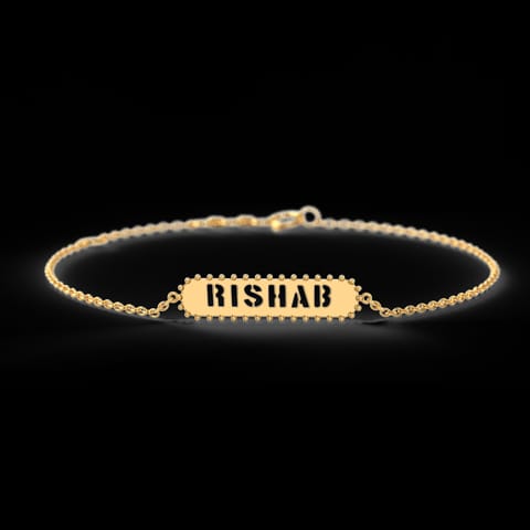 Modest Personalised Gold Bracelet Modest Personalised Gold Bracelet
