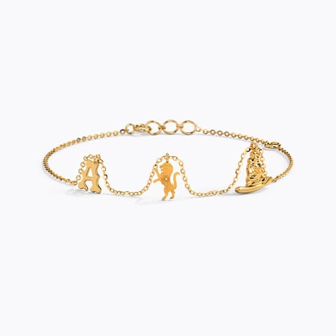 Hogwarts Personalised Charm Bracelet