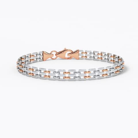 James Platinum Bracelet for Men