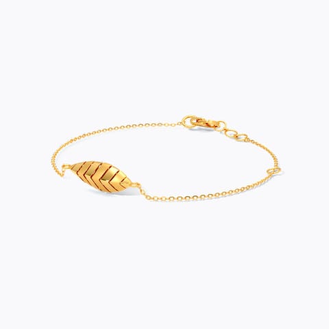 Aurum Coil Gold Chain Bracelet