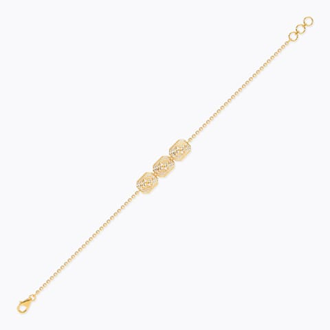 Octave Mesh Gold Chain Bracelet