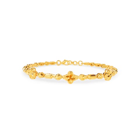 Gilded Beads Gold Chain Bracelet Gilded Beads Gold Chain Bracelet