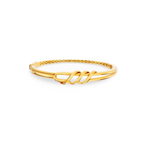 Waveline Gold Oval Bracelet Waveline Gold Oval Bracelet