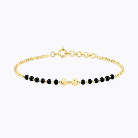 Sleek Connection Gold Mangalsutra Bracelet Sleek Connection Gold Mangalsutra Bracelet