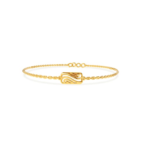 Webbing Gold Bracelet