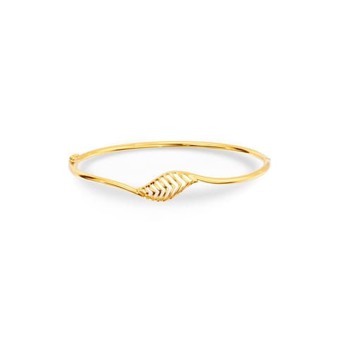Leaf Accent Gold Bracelet Leaf Accent Gold Bracelet