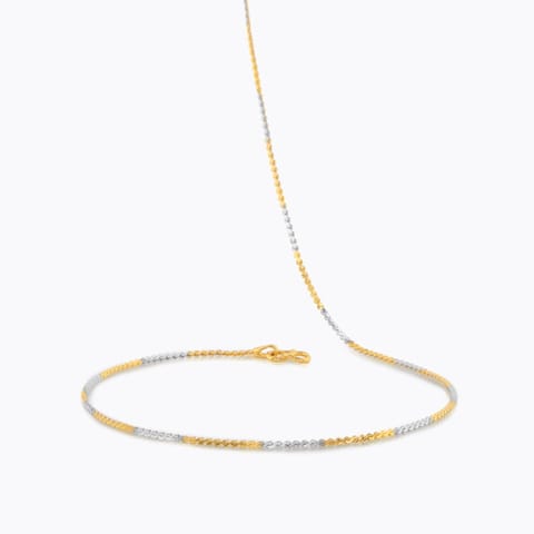 Two Tone Curb Gold Chain