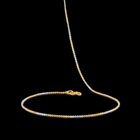 Two Tone Curb Gold Chain