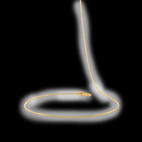 Fine Texture Round Gold Chain