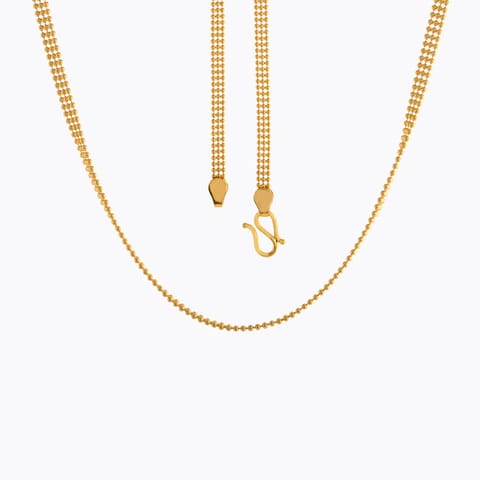 Trio Strand Ball Gold Chain Trio Strand Ball Gold Chain