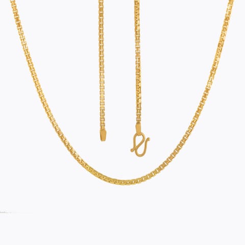 Knit Box Gold Chain