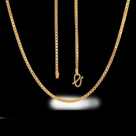 Knit Box Gold Chain
