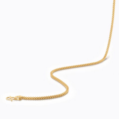 Firm Interlaced Cable Gold Chain