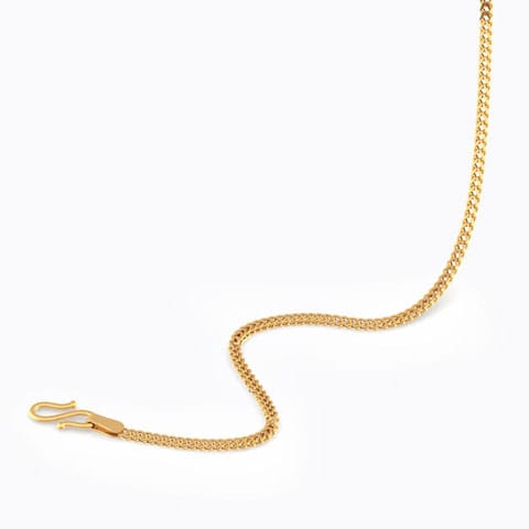 Dual Line Foxtail Gold Chain