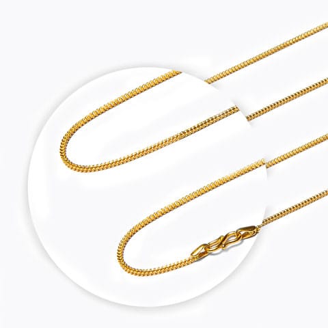 Classic Foxtail Gold Chain