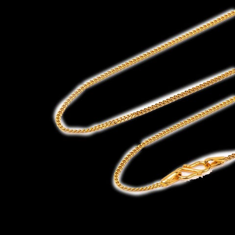 Braid Curb Gold Chain