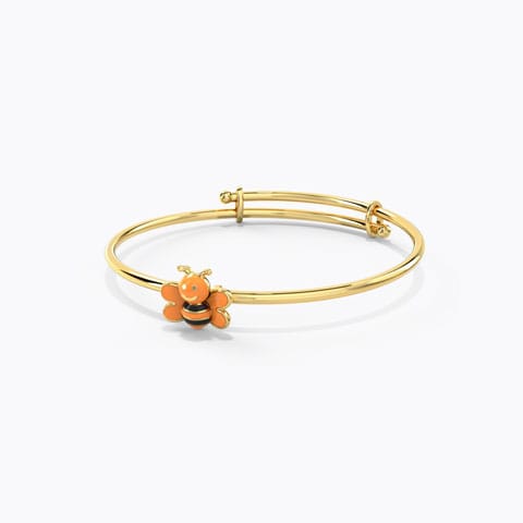 Colourful Bee Baby Gold Bangle Colourful Bee Baby Gold Bangle
