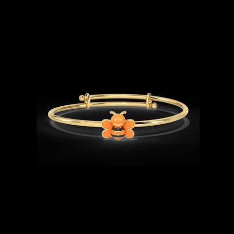 Colourful Bee Baby Gold Bangle Colourful Bee Baby Gold Bangle