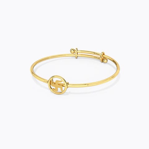 Swastik Baby Gold Bangle Swastik Baby Gold Bangle