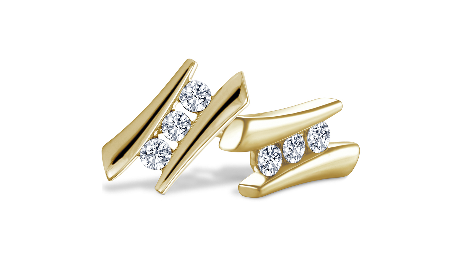 Hamesha Diamond Earrings, 18K Yellow Gold, 0.30 ct total diamond weight Hamesha Diamond Earrings, 18K Yellow Gold, 0.30 ct total diamond weight