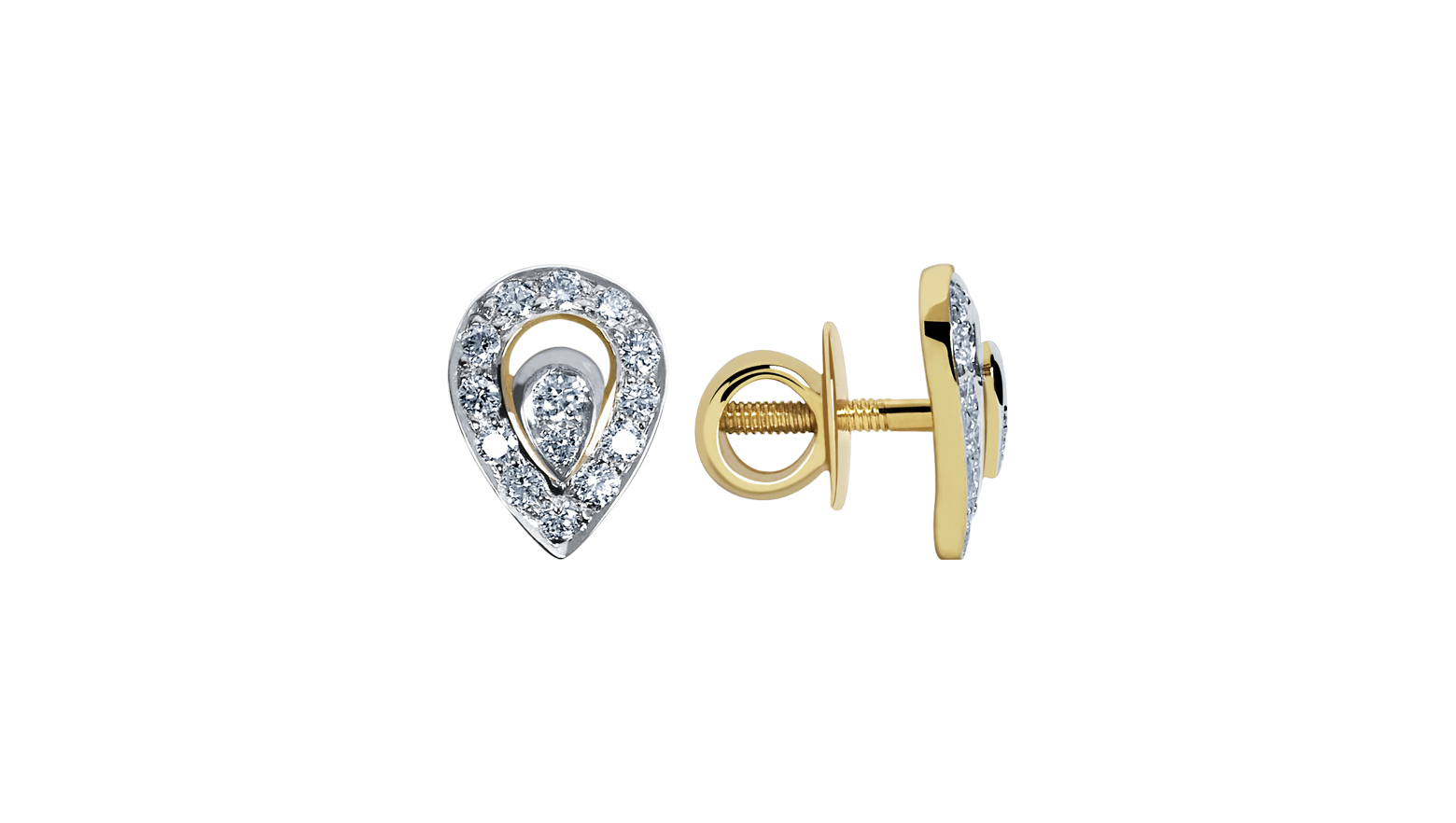 Dewdrops Diamond Earrings, 18K Yellow Gold, 0.39 ct total diamond weight Dewdrops Diamond Earrings, 18K Yellow Gold, 0.39 ct total diamond weight
