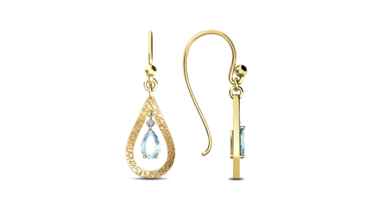 Echo Aquamarine Earrings