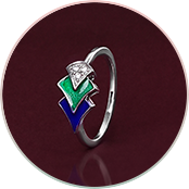 Silver Shaya Diamonds