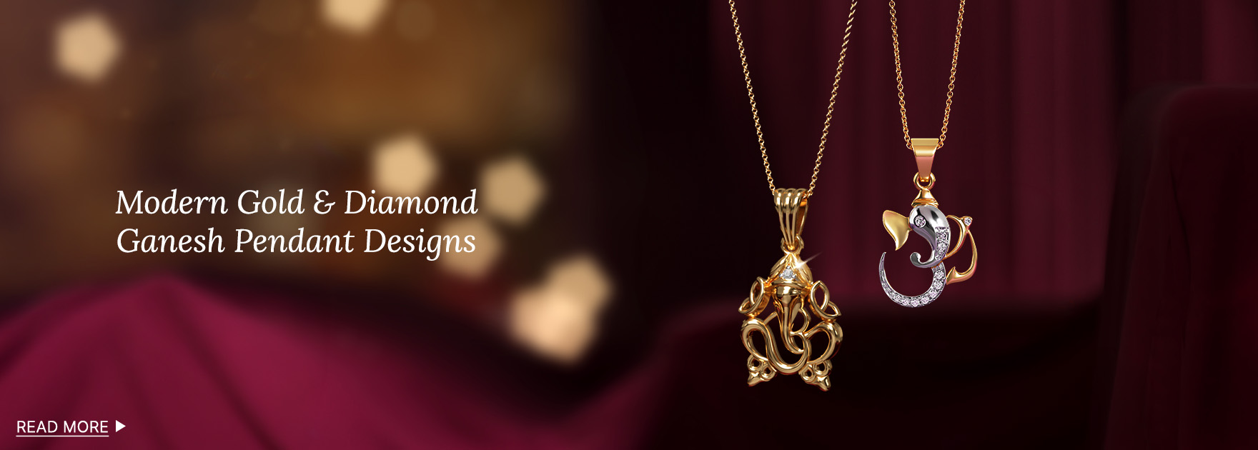 CaratLane Blog - Ganesh Pendants