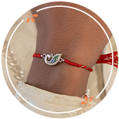 Silver Silver Rakhi