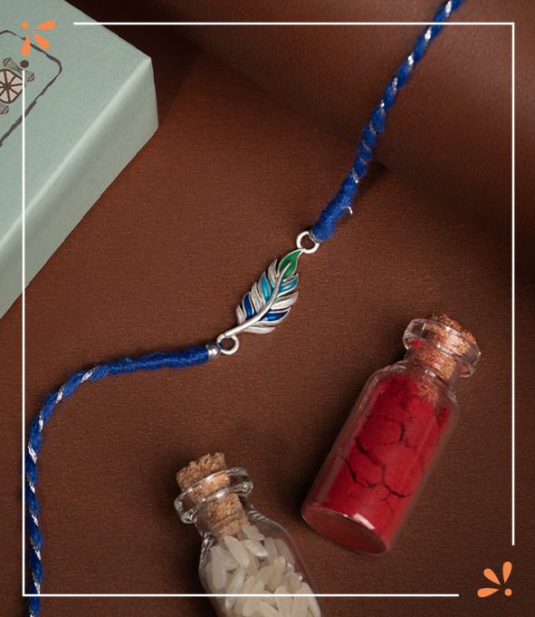 Silver Rakhi