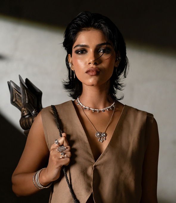 Shakti Armed in Silver Mod
